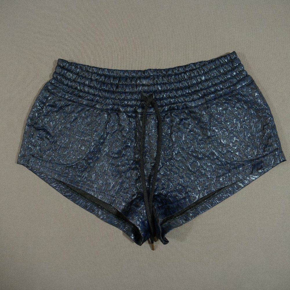 Zadig & Voltaire Shorts Womens 36 US 6 Black Elastic Waist Drawstring Sweat